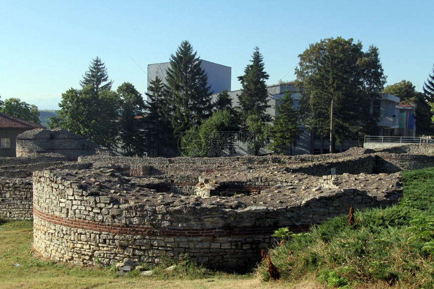保加利亚库拉大堡垒的废墟图片