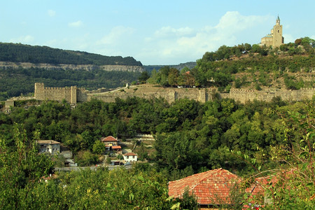 保加利亚维利科蒂尔诺沃的Tsarevets要塞图片