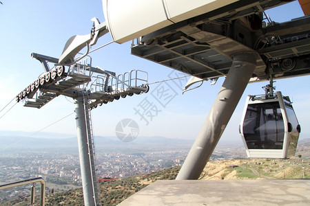 土耳其卑尔加马省Acropolis市最顶级有线汽车站背景图片