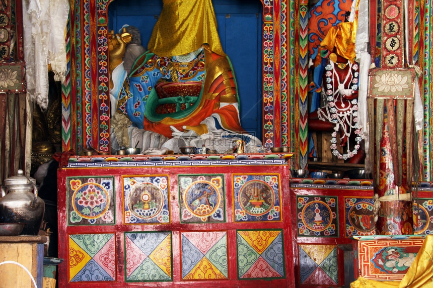 尼泊尔萨马戈翁佛教寺内图片