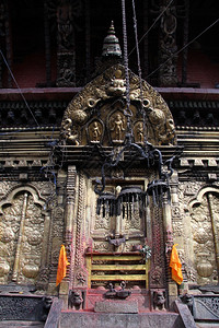 尼泊尔神庙长古奈拉扬金门图片