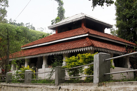 斯里兰卡班德拉韦附近的佛教寺庙Dhowa高清图片