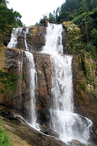 斯里兰卡博达高山瀑布图片
