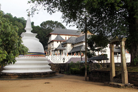 郑康寺斯里兰卡坎迪图帕和牙寺背景