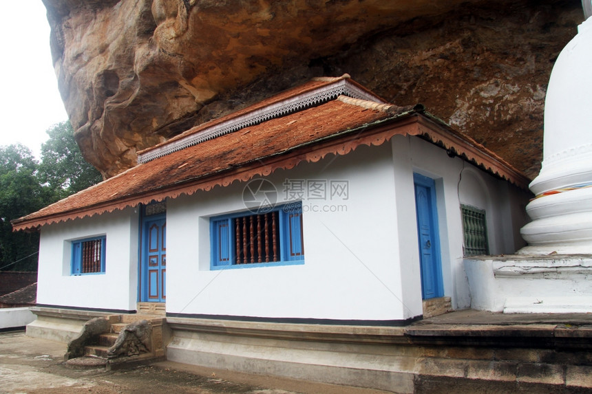 斯里兰卡小白色寺庙里达加拉图片
