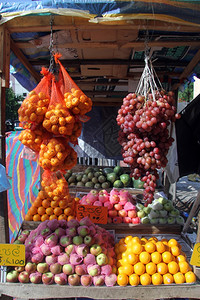 斯里兰卡市场水果摊位图片