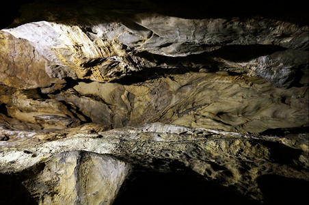 土耳其阿克苏附近Zendan洞穴内背景图片
