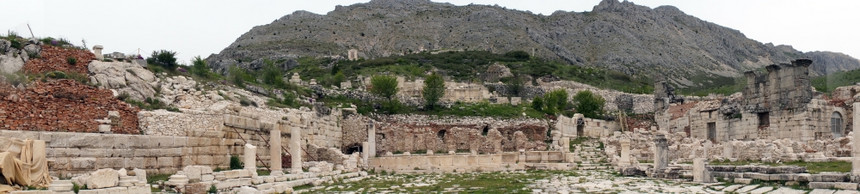 土耳其Sagalassos废墟全景图片