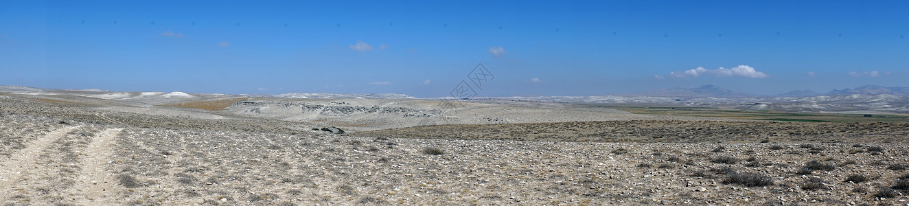 土耳其泥路和沙漠图片