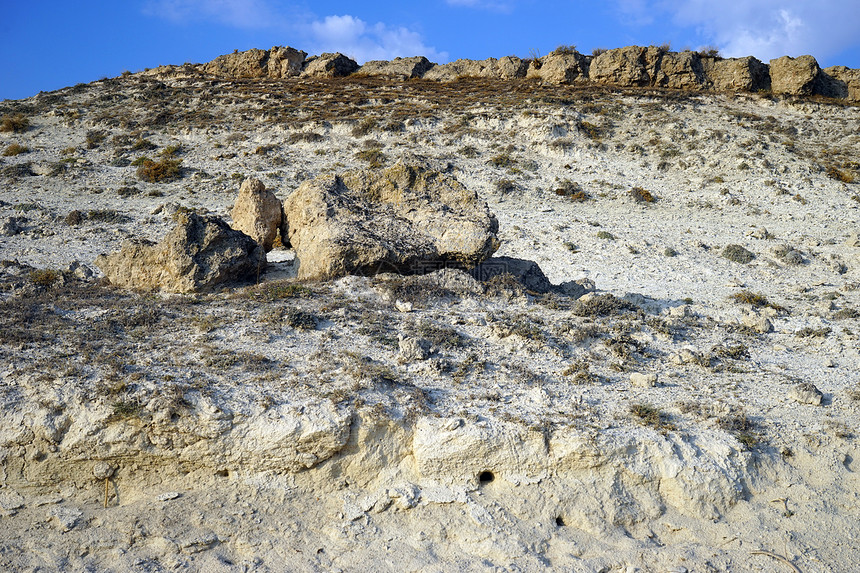 土耳其石灰岩山图片