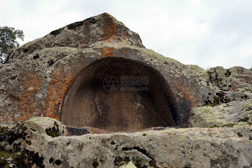 土耳其米达斯的菲里吉人岩墓图片