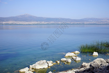 土耳其Egirdir湖岸图片
