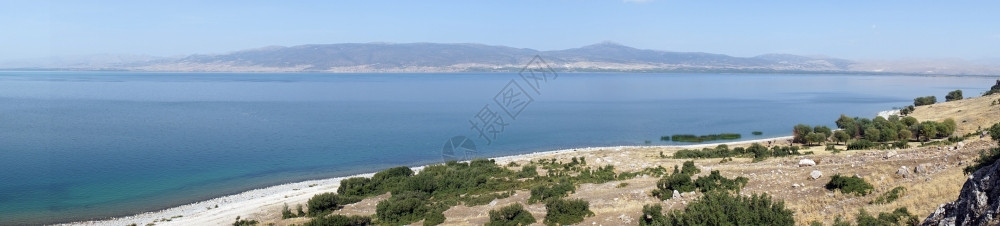 土耳其Egirdir湖全景图片