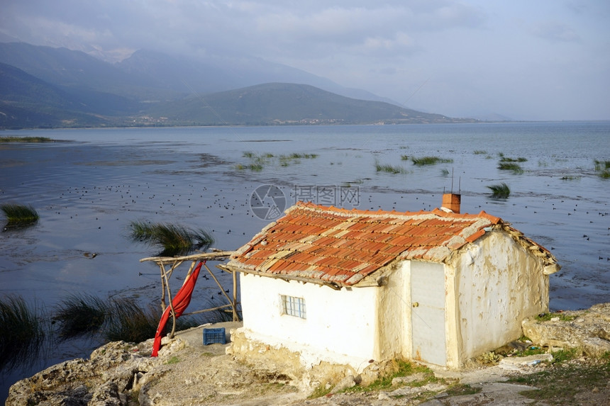 土耳其Egirdir湖和家园图片