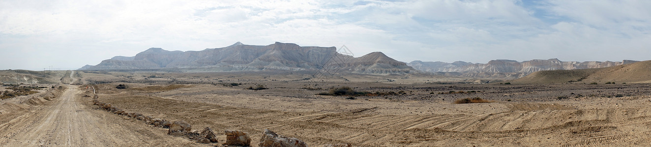 以色列内盖夫沙漠纳哈勒津河谷高清图片