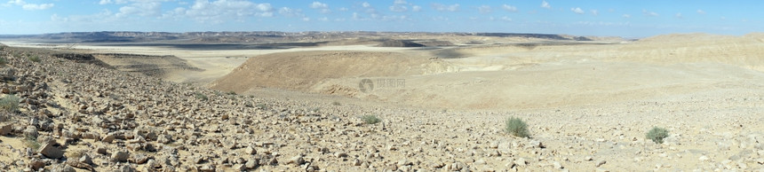 以色列内盖夫沙漠全景图片