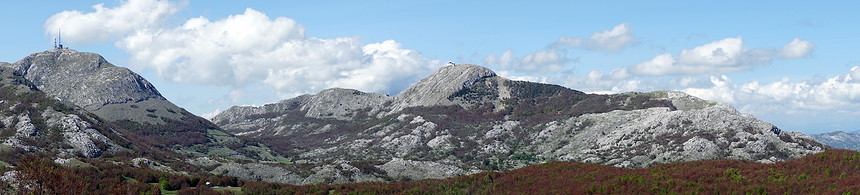 黑山Lovcen公园山区图片