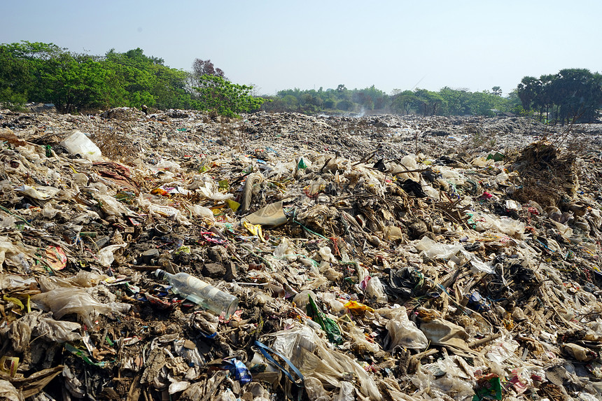 缅甸的垃圾堆图片