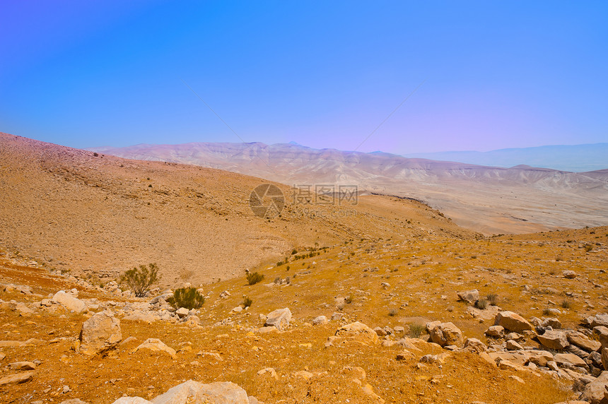 以色列西岸的哈什山地图片