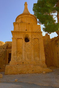 Absalom的支柱是耶路撒冷古老的迹石块墓图片