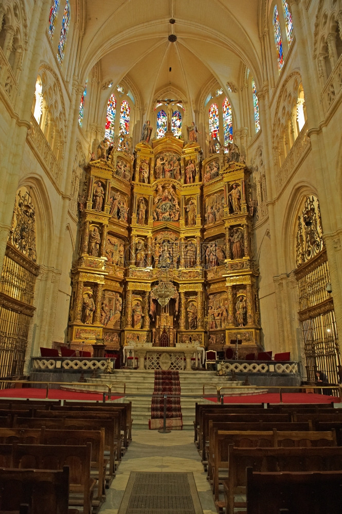 西班牙布尔戈斯大教堂金阿尔塔图片