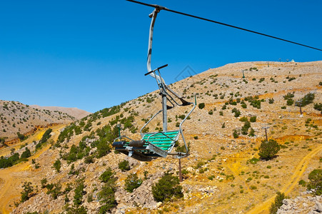 季节外戈兰高地升起滑雪图片