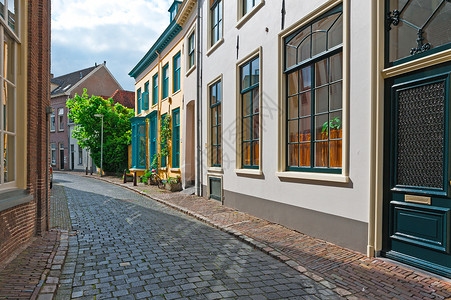 荷兰Zutphen市的狭街图片