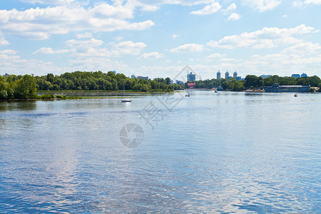 乌克兰基辅Dnieper河观测台背景图片