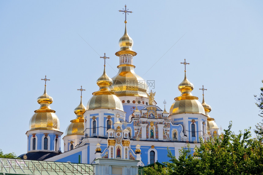 乌克兰基辅圣迈尔金门大教堂图片