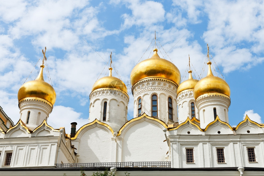 莫斯科克里姆林宫夏日的发音大教堂图片