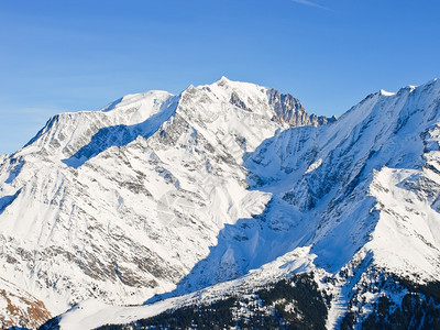 太阳港地区阿尔卑斯山伊瓦松法国勃朗峰图片