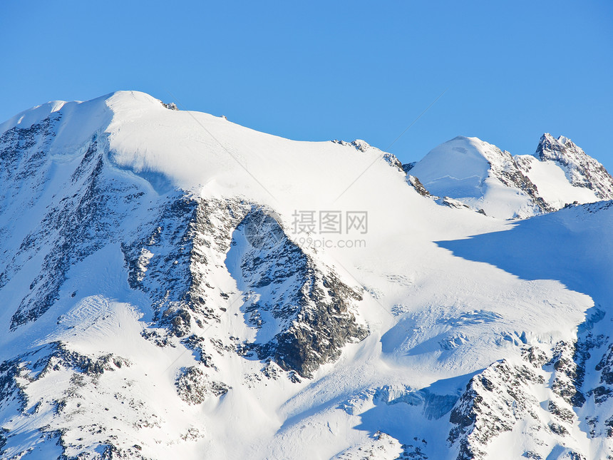 太阳港地区阿尔卑斯山的MontBlanc地区Evasion法国Blanc山图片