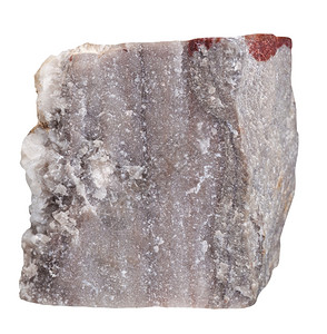 自然岩标本的巨集白底分离的Rhyolite矿物石标本图片