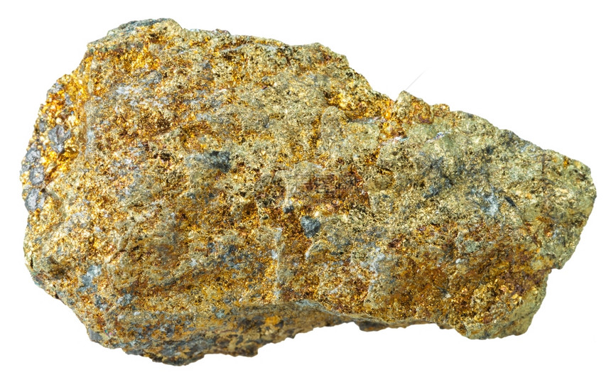 收集自然岩石白背景孤立的金石矿物图片