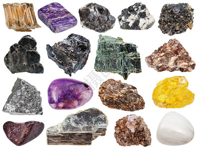 紫云母本地的菱镁矿高清图片