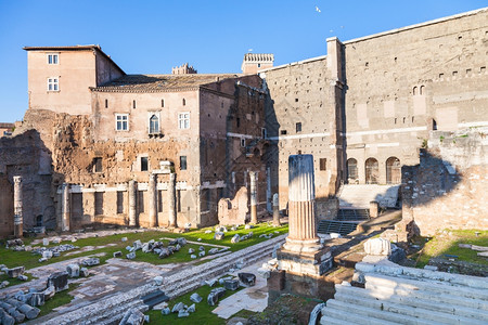 前往意大利旅行奥古斯都论坛罗马市古论坛图片