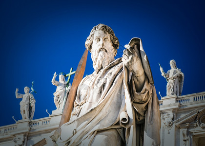 183年圣保罗雕像被阿达莫塔多利尼雕塑图片