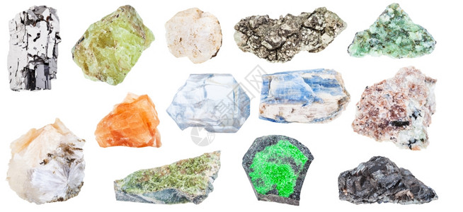 汤姆索尼特菱镁矿蓝晶石高清图片