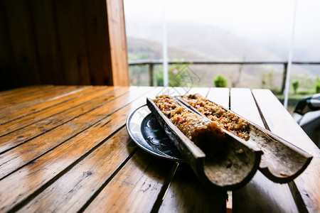 天头小吃店油炸高清图片