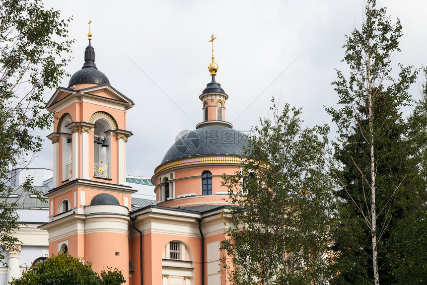 在莫斯科Varvarka街的圣殿图片