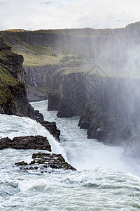 秋天前往冰岛古尔弗斯瀑图片