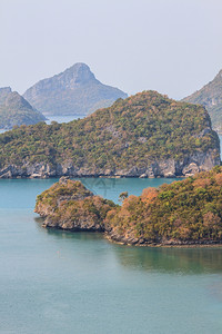 泰国夏季美丽的热带海滩岛和洋图片