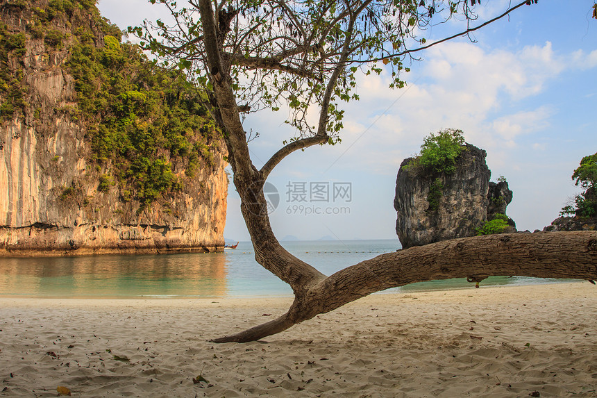 科洪岛Krabi泰国热带海滩风景图片