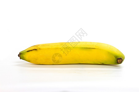 关闭白色背景隔离的香蕉自然高清图片素材