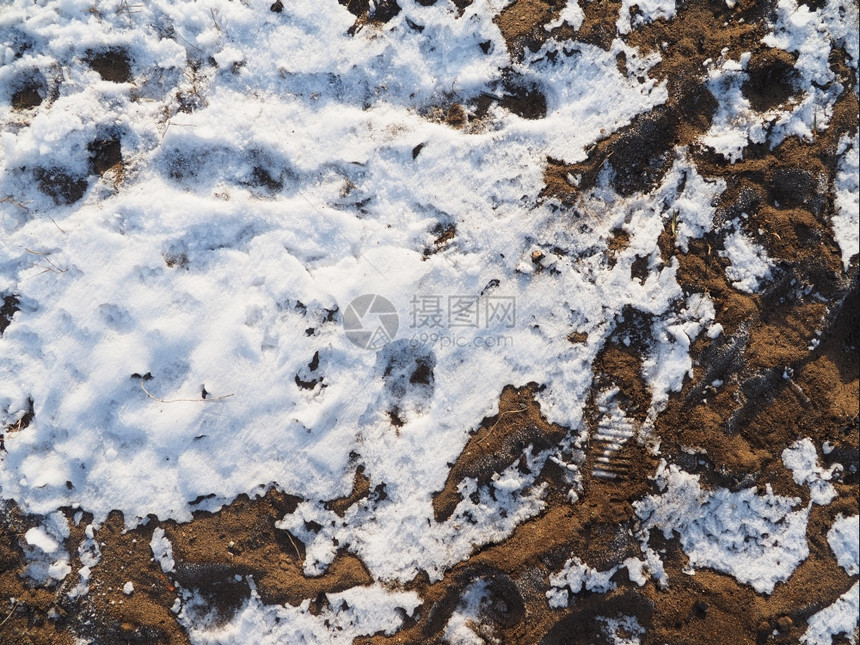 雪和沙子背景图片