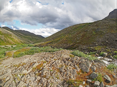 鲁比尼希比尼山脉背景