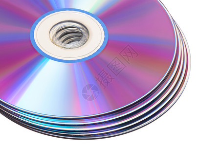 白色背景的cd磁盘图片