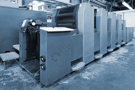 现代印刷厂用旧设备图片