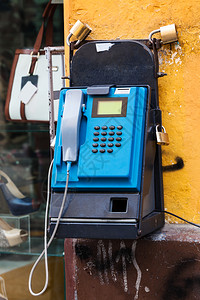 市街旧付费电话图片