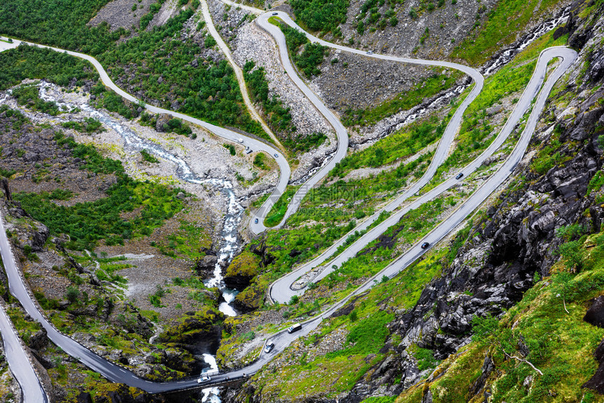 挪威巨人公路Trollstigen山路图片